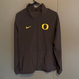 Nike Black Full-Zip Jacket with Yellow Accents